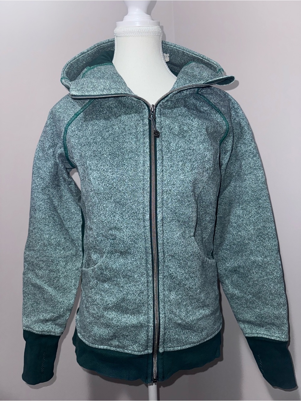 Lululemon Scuba Hoodie Rio Mist Sea Mist Deep Green